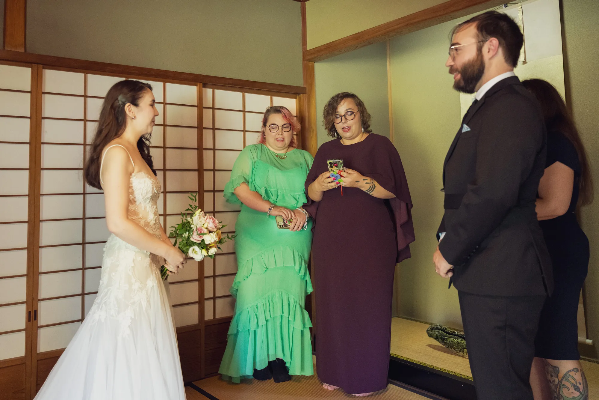 Photo from the wedding day / photo du jour du mariage