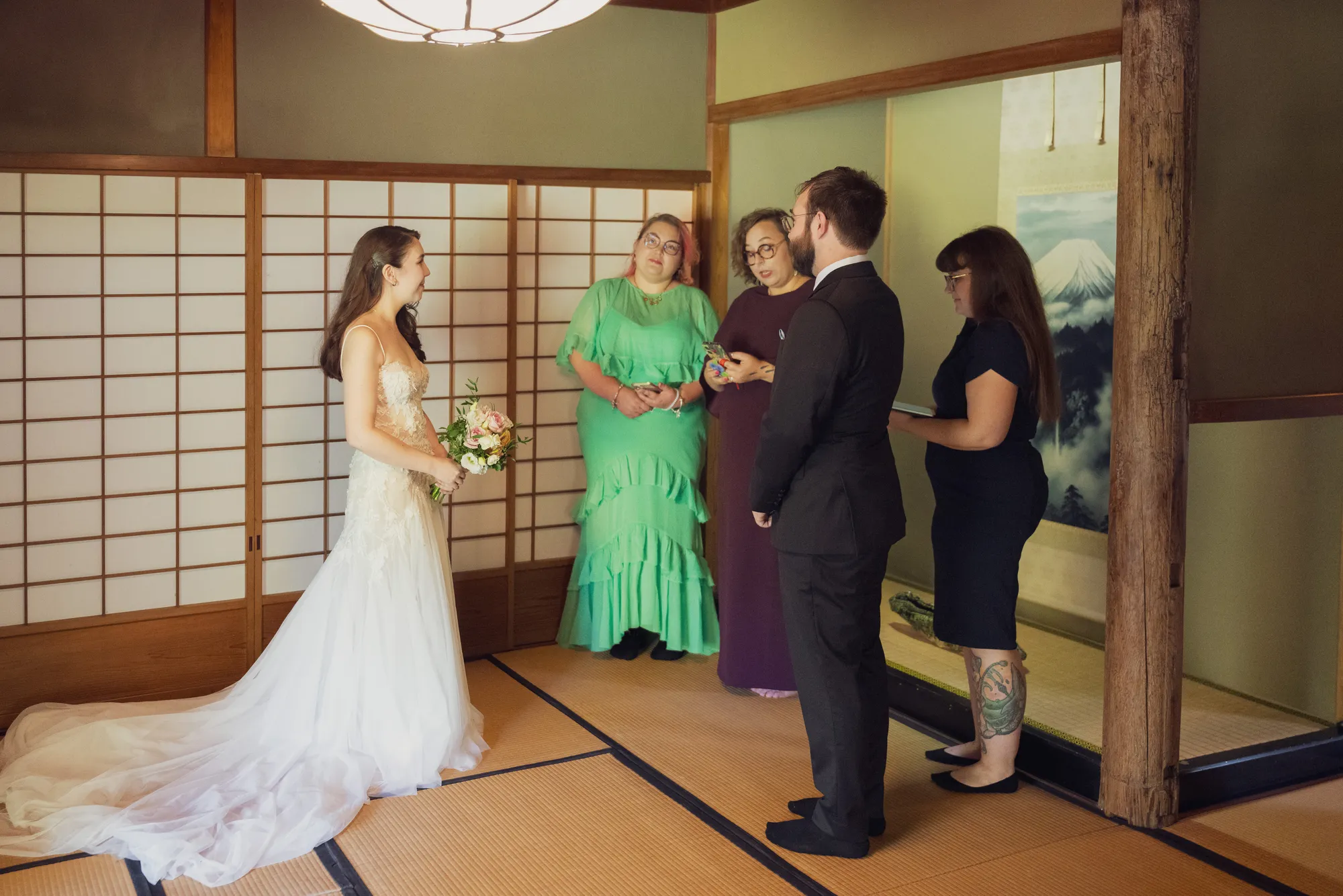 Photo from the wedding day / photo du jour du mariage