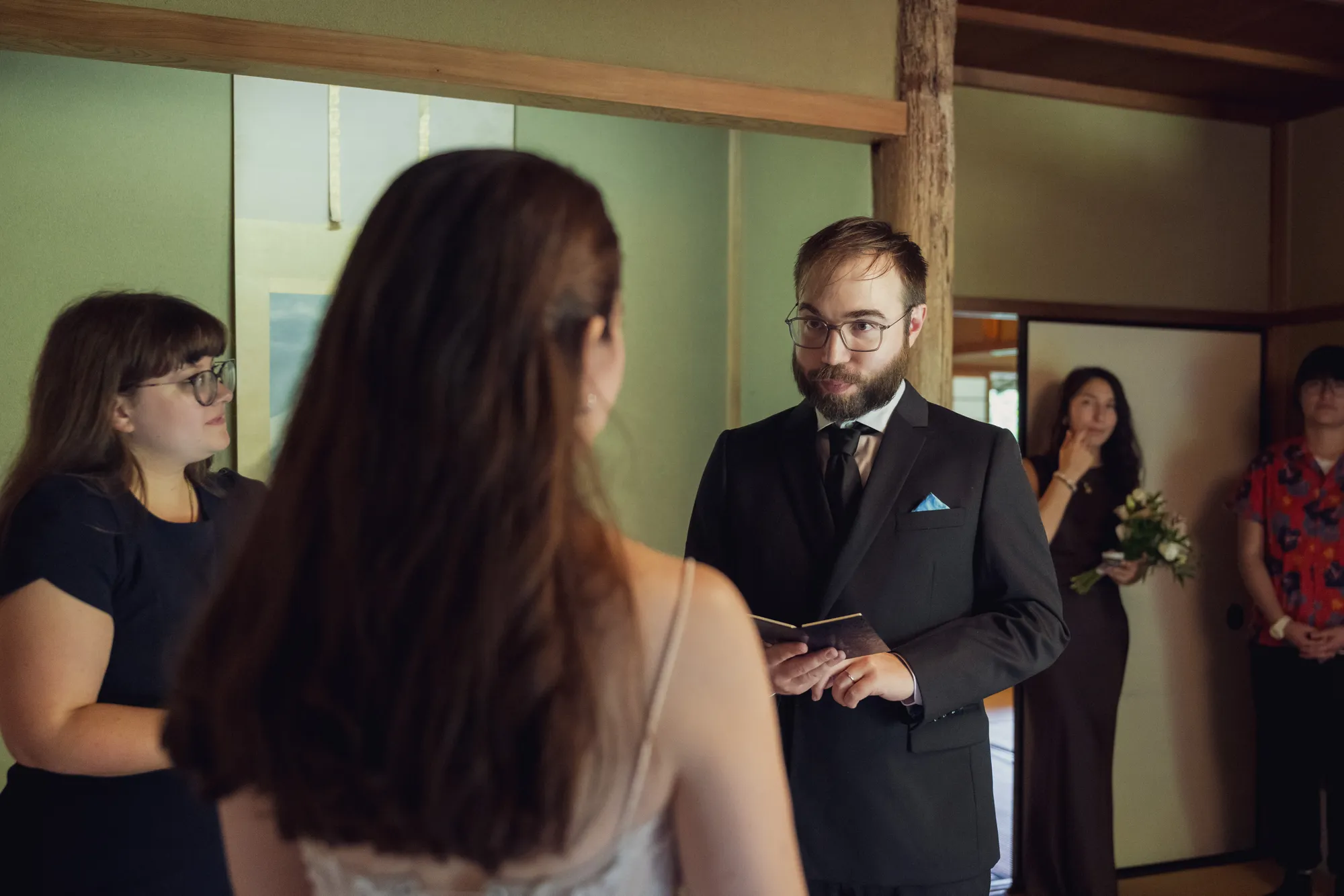 Photo from the wedding day / photo du jour du mariage