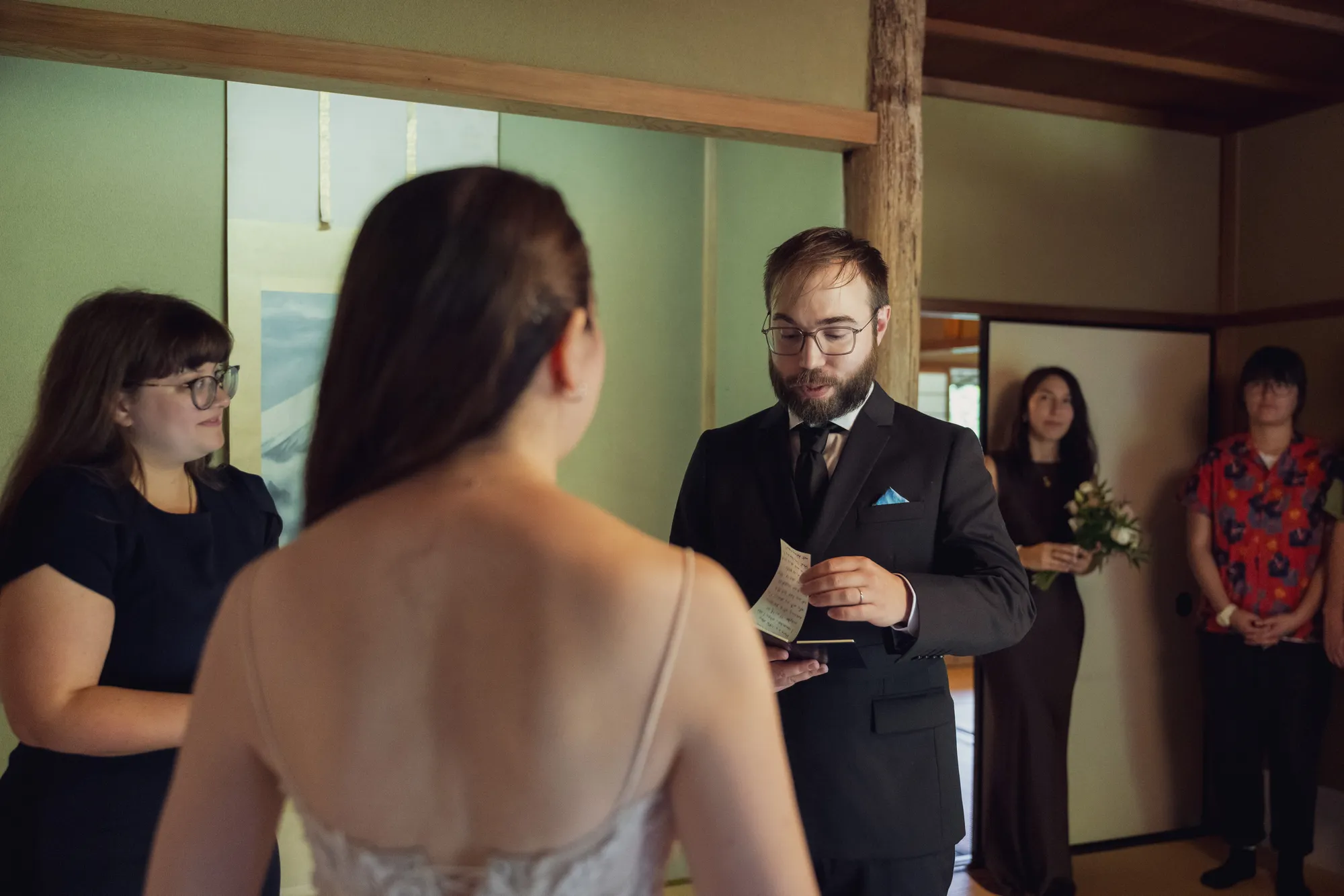 Photo from the wedding day / photo du jour du mariage