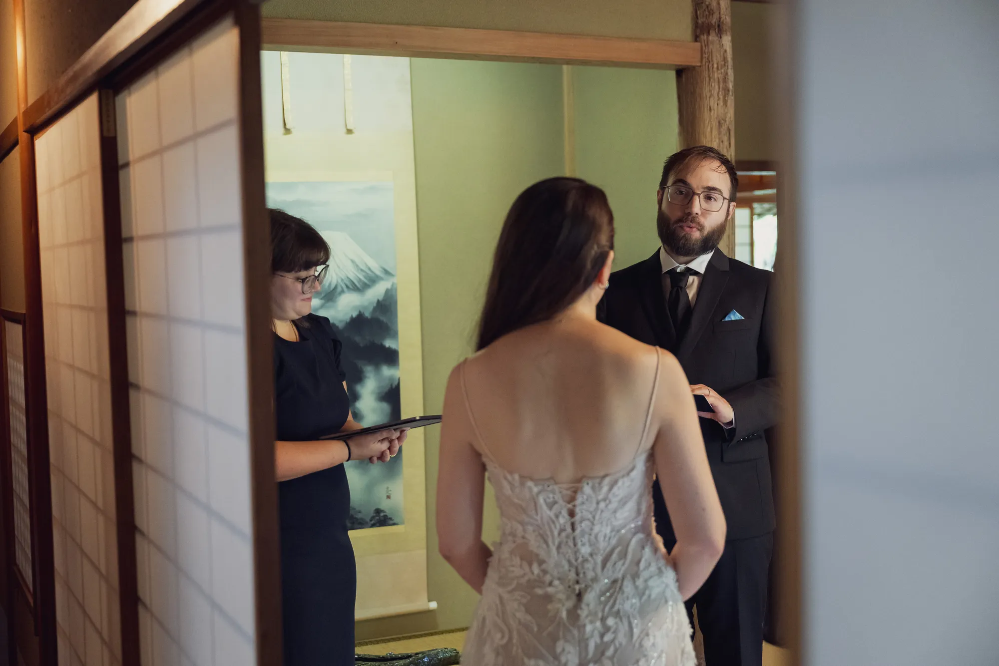 Photo from the wedding day / photo du jour du mariage