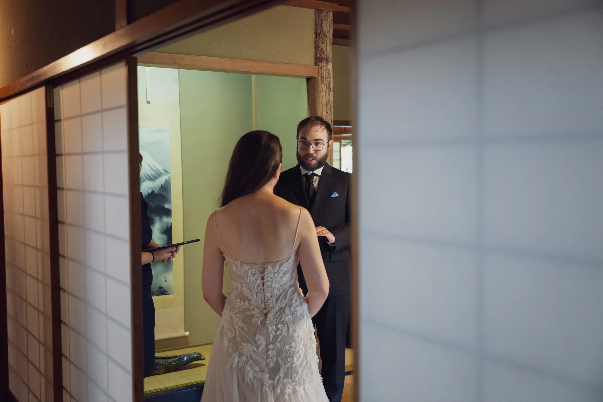 Photo from the wedding day / photo du jour du mariage