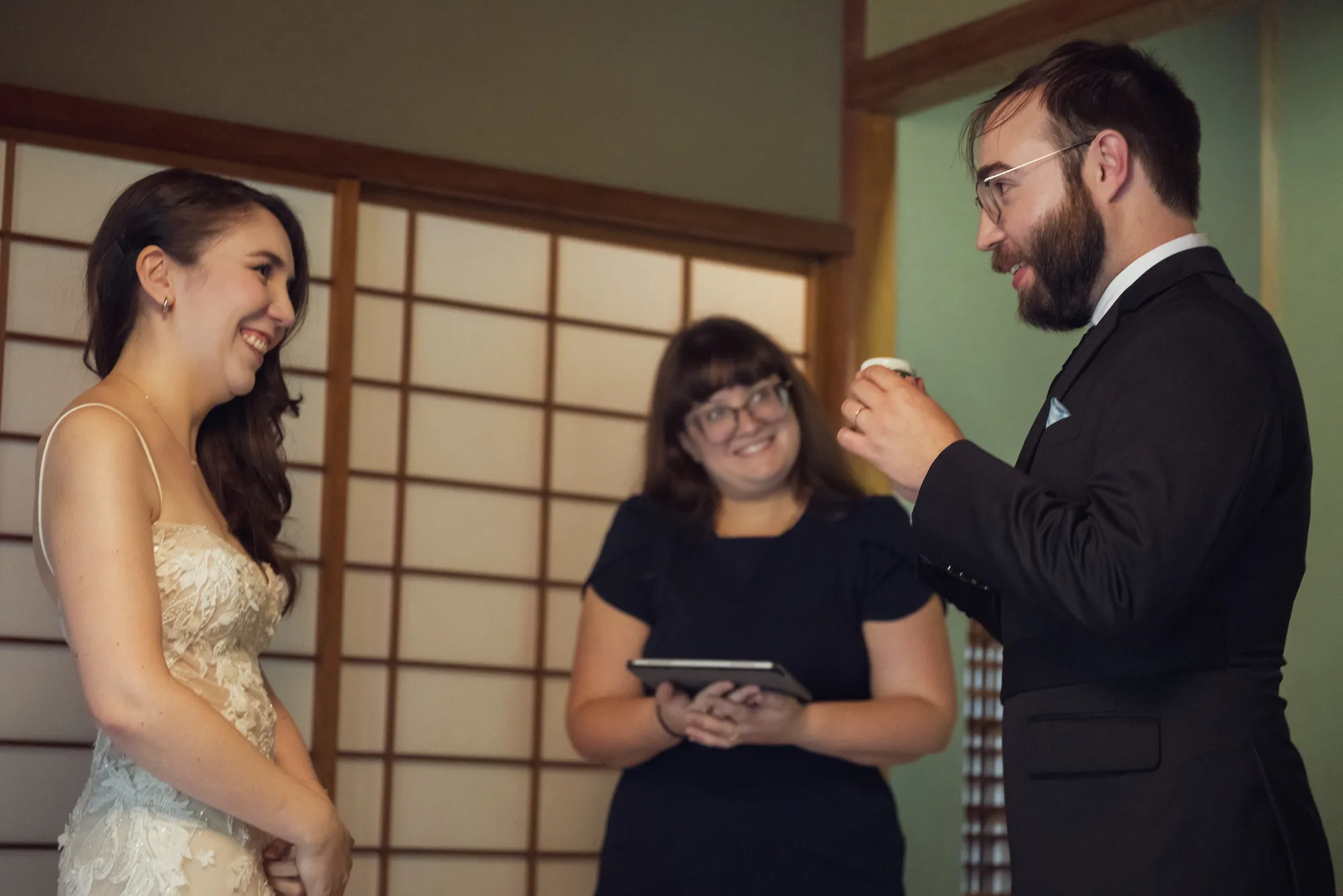 Photo from the wedding day / photo du jour du mariage