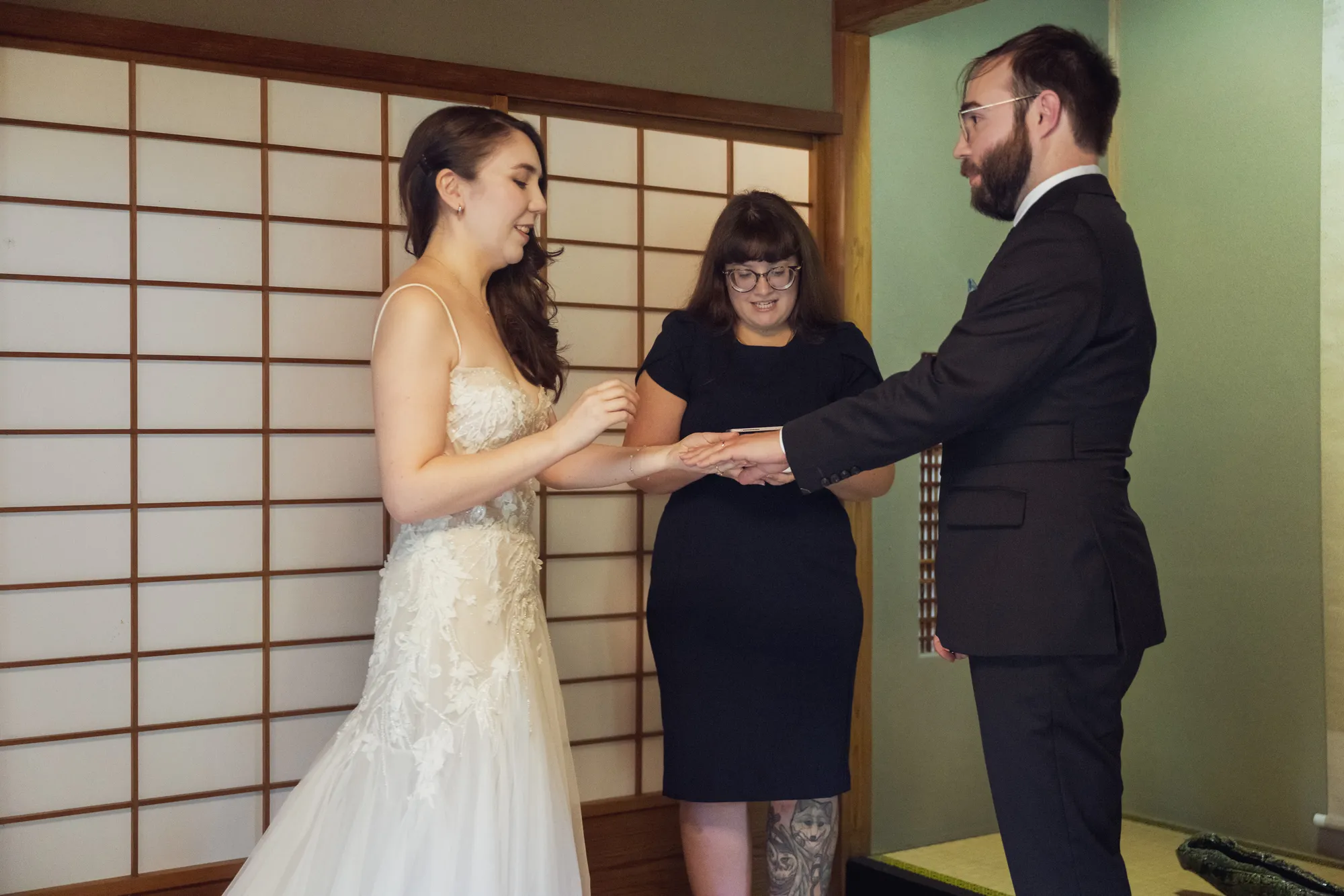 Photo from the wedding day / photo du jour du mariage