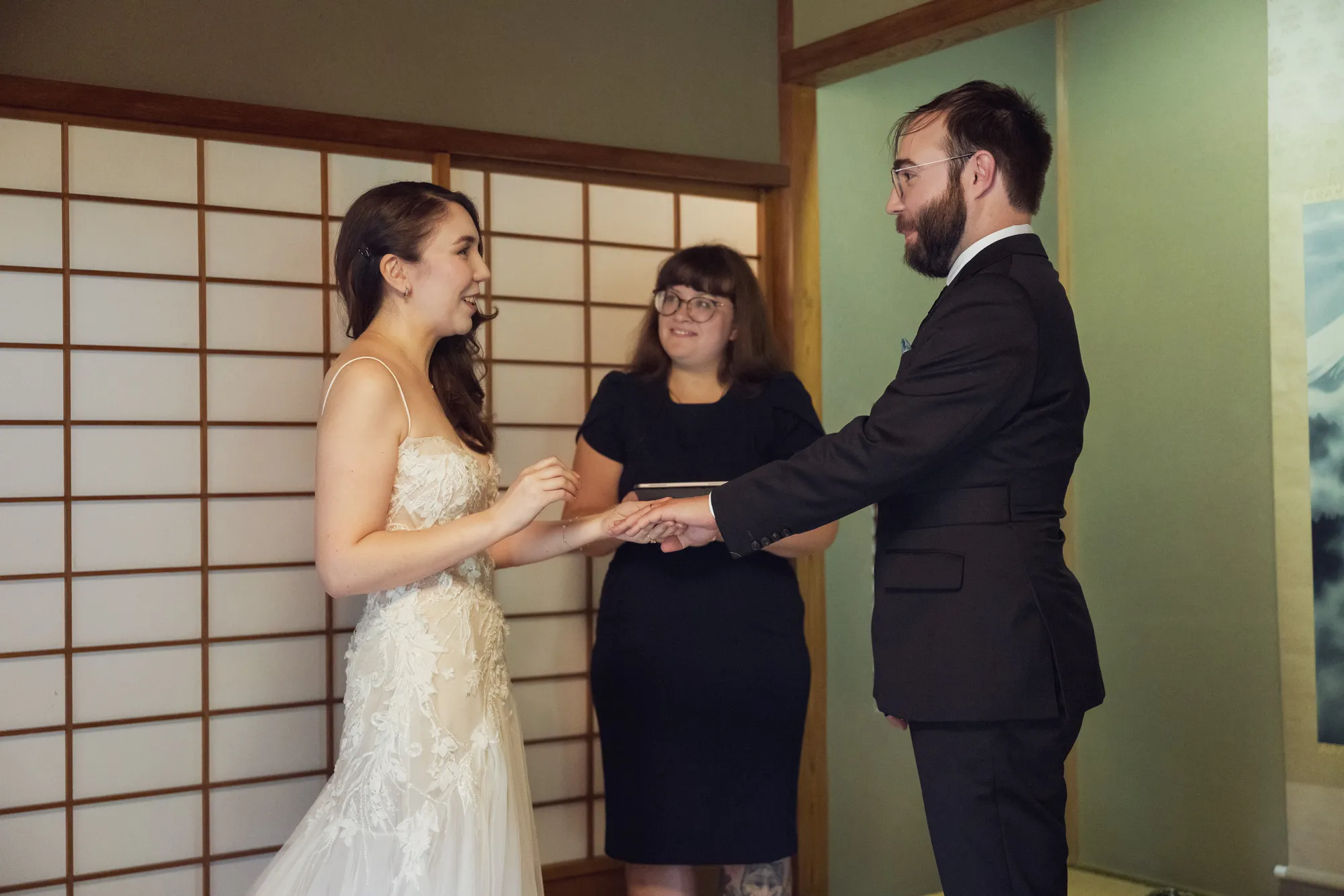 Photo from the wedding day / photo du jour du mariage