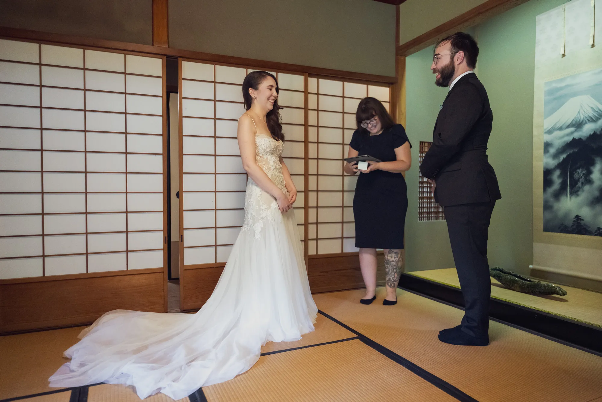 Photo from the wedding day / photo du jour du mariage